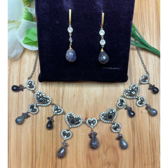 925 Sterling Silver Turkish Vintage Jewelry Set  for Women,NEW,Antique,Handmade - Picture 4 of 8